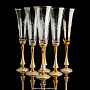 Питейный набор для шампанского на 6 персон. Златоуст, фотография 2. Интернет-магазин ЛАВКА ПОДАРКОВ